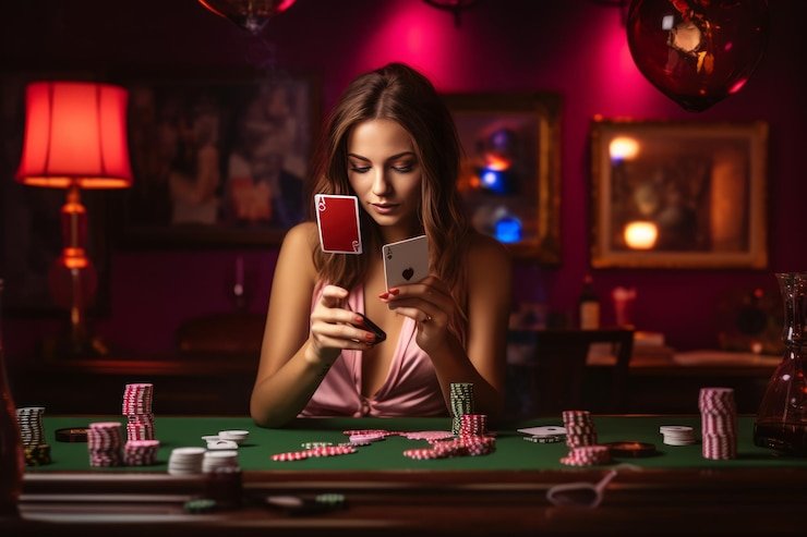 Tampilan meja Live Sic Bo dengan dealer dan dadu di platform dewacukong88